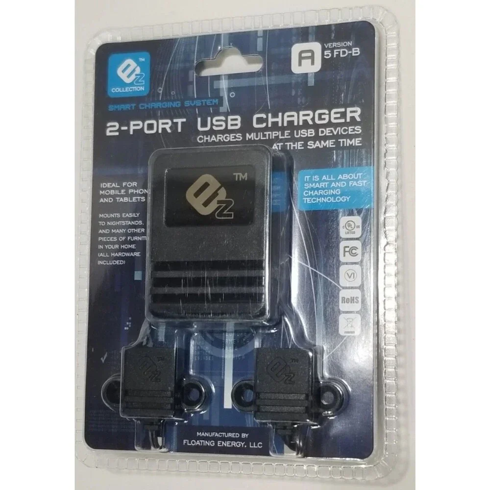 EZ Collection Smart Charging System 2 Port USB-C Charger Version A5FD-B (B9:7)